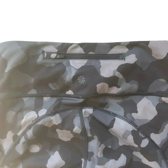 Athleta Lightning Camo 7/8 Supersonic Tight Leggings Pockets Size Small - Picture 5 of 6